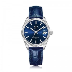 Expedition 6865 Silver Blue Leather Lady LDLSSBU